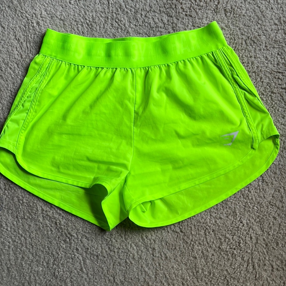 Neon gymshark shorts